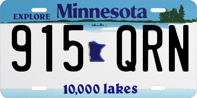 MN license plate 915QRN