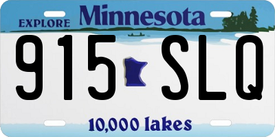 MN license plate 915SLQ