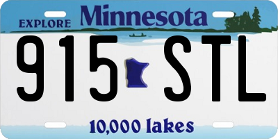 MN license plate 915STL