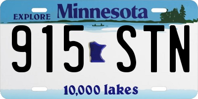 MN license plate 915STN
