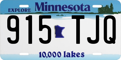 MN license plate 915TJQ