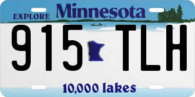 MN license plate 915TLH