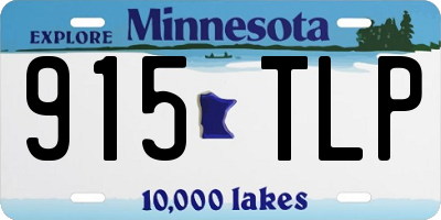 MN license plate 915TLP