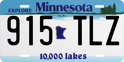 MN license plate 915TLZ