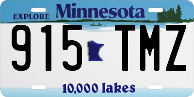 MN license plate 915TMZ