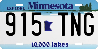 MN license plate 915TNG
