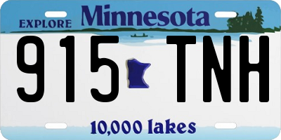 MN license plate 915TNH