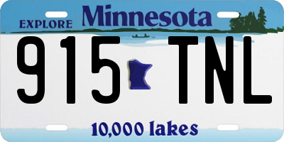 MN license plate 915TNL