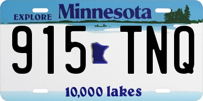 MN license plate 915TNQ