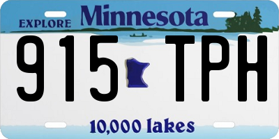 MN license plate 915TPH