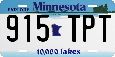 MN license plate 915TPT