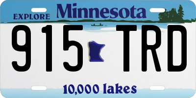 MN license plate 915TRD