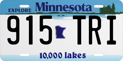 MN license plate 915TRI