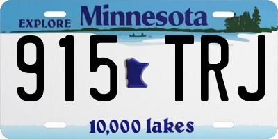 MN license plate 915TRJ