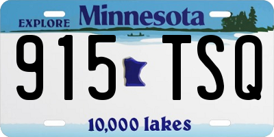 MN license plate 915TSQ