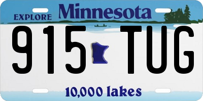 MN license plate 915TUG