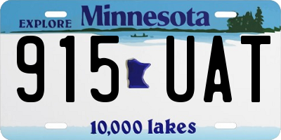 MN license plate 915UAT
