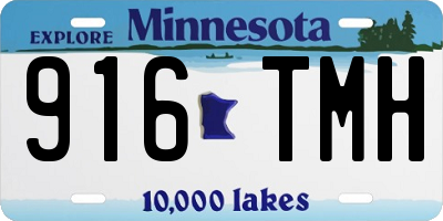 MN license plate 916TMH