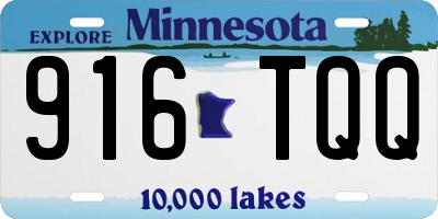 MN license plate 916TQQ