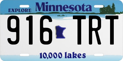 MN license plate 916TRT