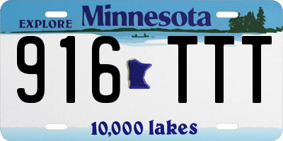 MN license plate 916TTT