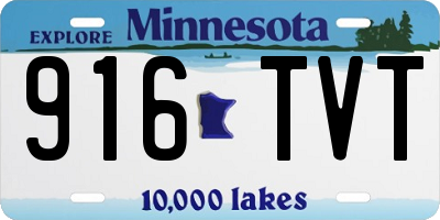 MN license plate 916TVT