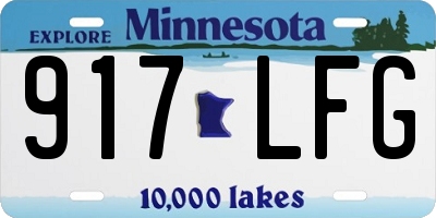 MN license plate 917LFG