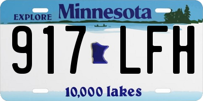 MN license plate 917LFH