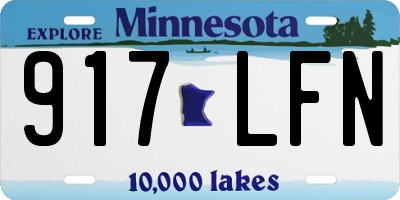 MN license plate 917LFN