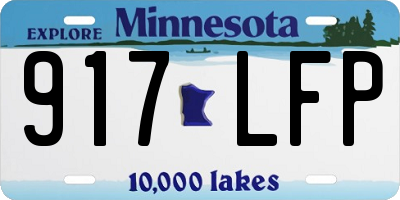 MN license plate 917LFP