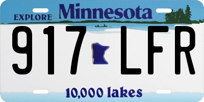 MN license plate 917LFR