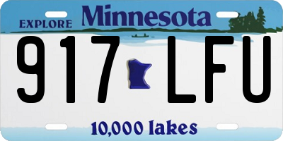 MN license plate 917LFU