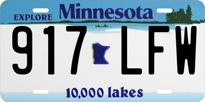 MN license plate 917LFW