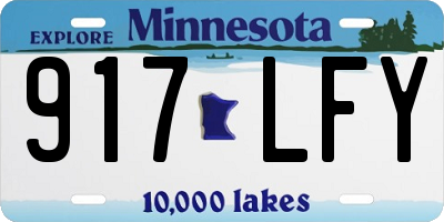 MN license plate 917LFY