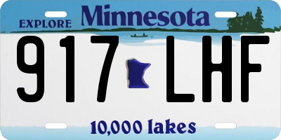 MN license plate 917LHF