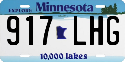 MN license plate 917LHG
