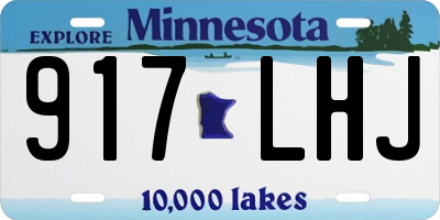 MN license plate 917LHJ