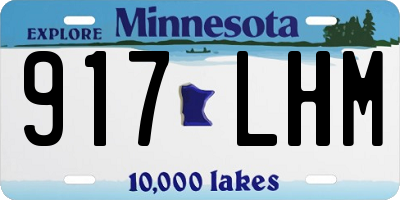 MN license plate 917LHM