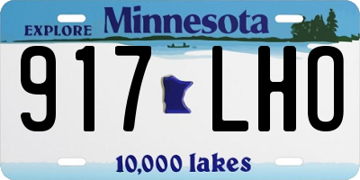 MN license plate 917LHO
