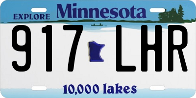 MN license plate 917LHR