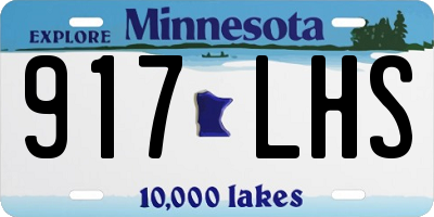 MN license plate 917LHS