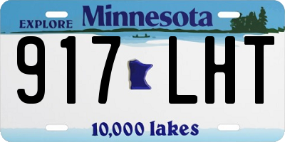 MN license plate 917LHT