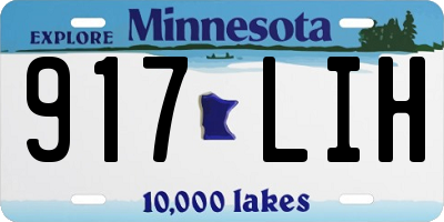 MN license plate 917LIH