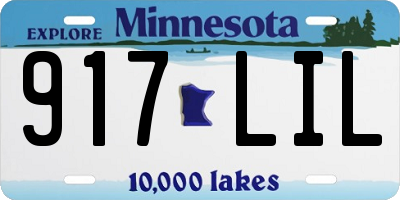 MN license plate 917LIL