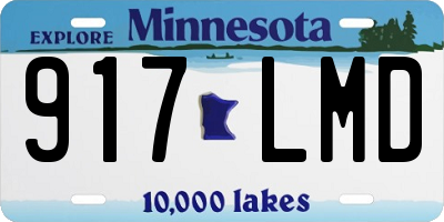 MN license plate 917LMD