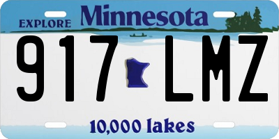 MN license plate 917LMZ