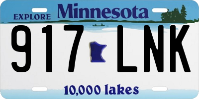 MN license plate 917LNK