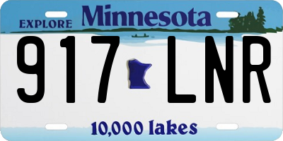 MN license plate 917LNR
