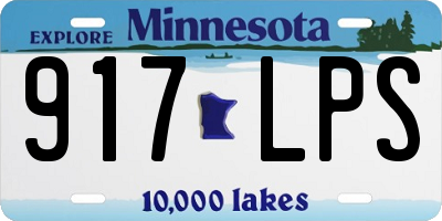 MN license plate 917LPS
