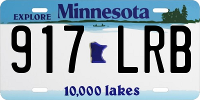 MN license plate 917LRB